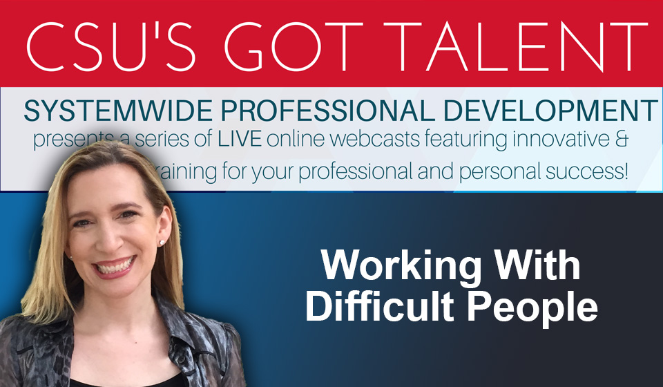 Working With Difficult People